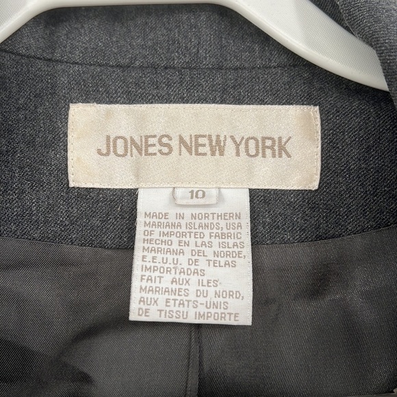 Jones New York gray blazer size medium academia - Picture 2 of 7